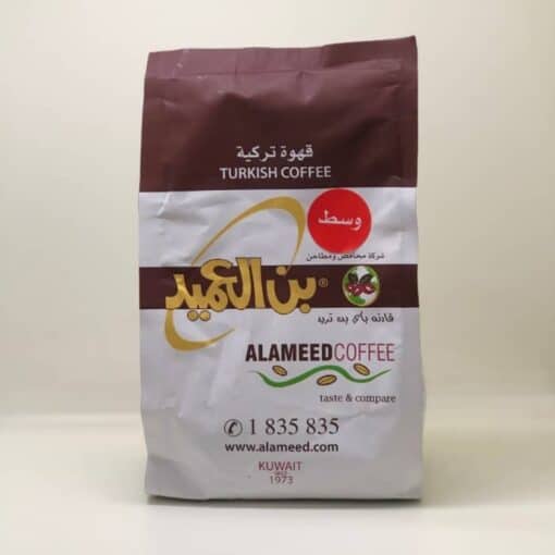 Al-Ameed Coffee Medium Turkish Coffee With Cardamon 250gm