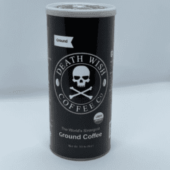 Death Wish Coffee Ground Dark Roast Coffee 250gm