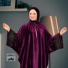LAYALY Velvet Kaftan Abaya (Purple) – عباية قفطان ليالي قطيفة (بنفسجي)