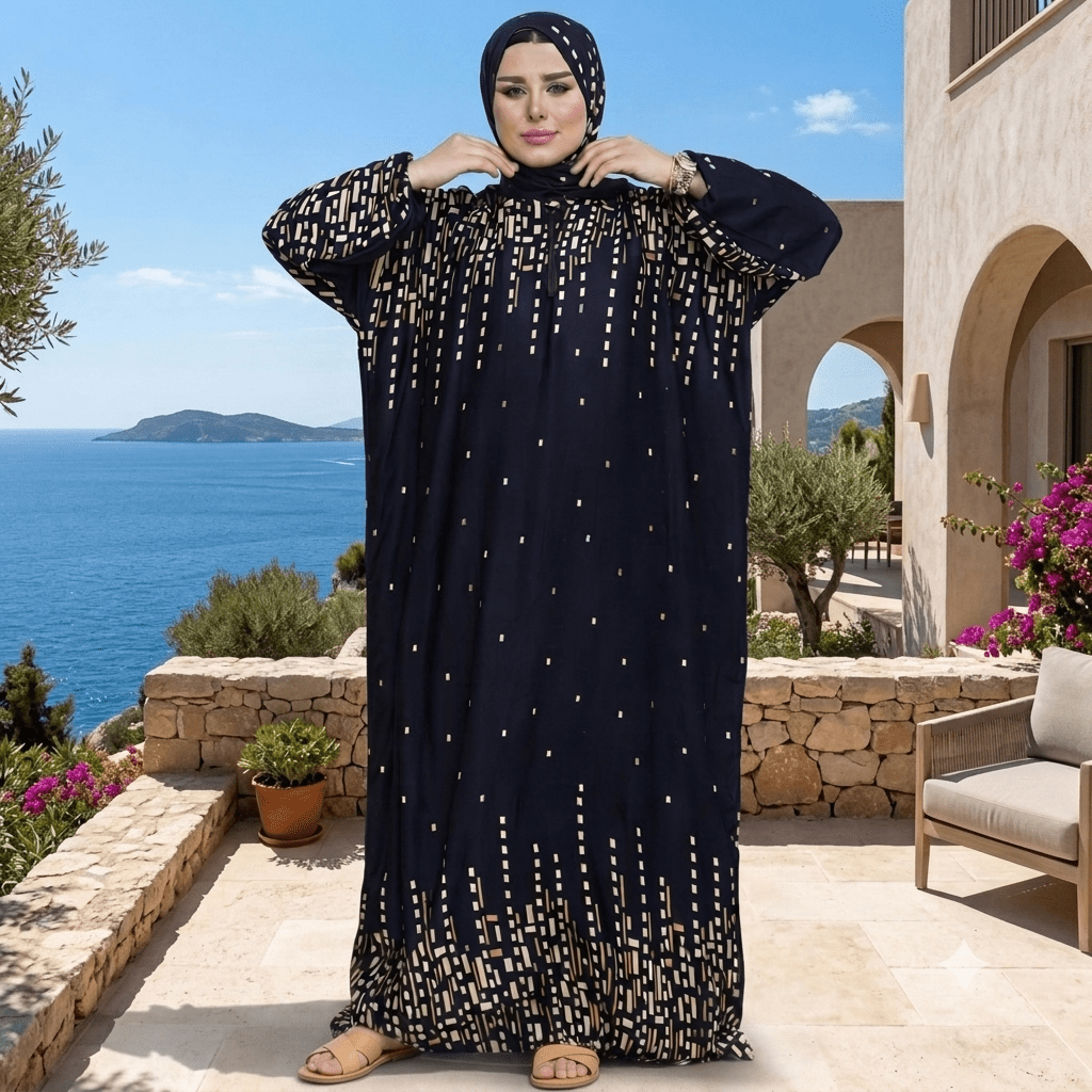 Hamsa Midnight Modest Isdal | اسدال همسة