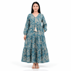 Lana Floral Tiered Dress | فستان لانا
