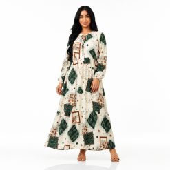 Lara Printed Tiered Dress | فستان لارا